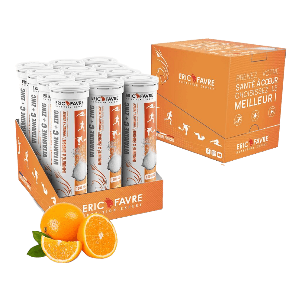 Cachets effervescents Vitamine C + Zinc
