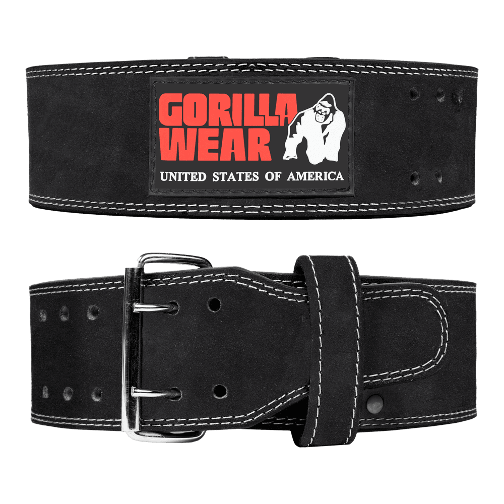 Ceinture d'haltérophilie en cuir de 4 pouces